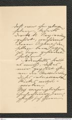 Nachlass Franz Steindachner, Brief von Heinrich Vonwiller an Franz Steindachner (31.08.1906), Inv.Nr. 565.01, Seite 3